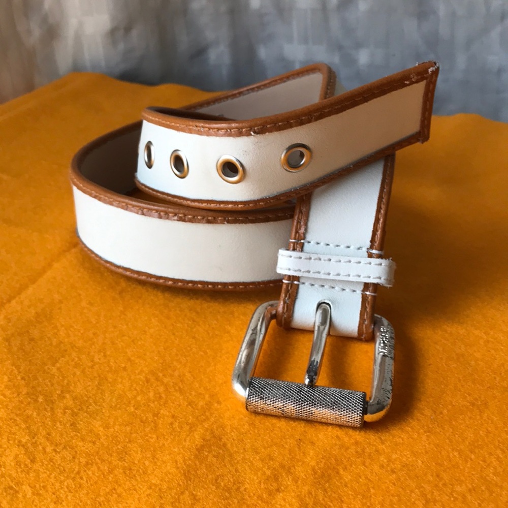 Vintage Michael Kors leather belt Sz S